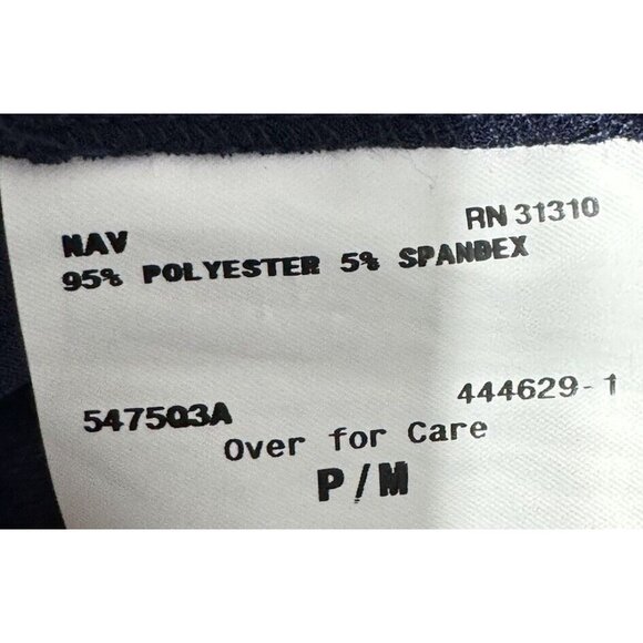 AGB Petite Spring Navy Dress Jumpsuit P/M Polyester Spandex - Picture 6 of 6